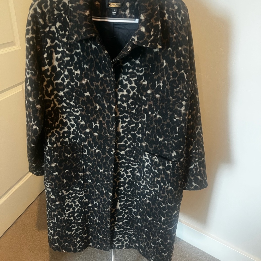 Greylin Stylish Leopard Print Jacket